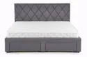 Двоспальне ліжко HALMAR З ящиками Betina 160x200 см сіре фото thumb №4