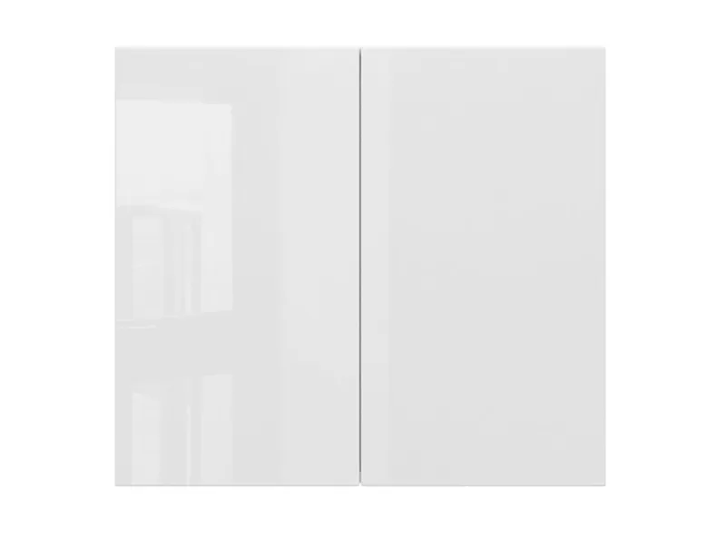 BRW Кухонный гарнитур Top Line 80 см с выдвижным ящиком двухдверный белый глянец, альпийский белый/глянцевый белый TV_GC_80/72_L/P-BAL/BIP фото №1