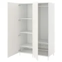 IKEA PLATSA ПЛАТСА, гардероб 2-дверный, белый / фонен белый, 120x57x191 см 294.243.72 фото thumb №1