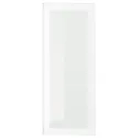 IKEA HEJSTA ХЭЙСТА, стеклянная дверь, белое / прозрачное стекло, 40x100 см 805.266.35 фото thumb №1