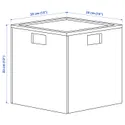 IKEA PANSARTAX ПАНСАРТАКС, коробка для зберігання з кришкою, прозорий сіро-блакитний, 33x33x33 см 405.150.21 фото thumb №12