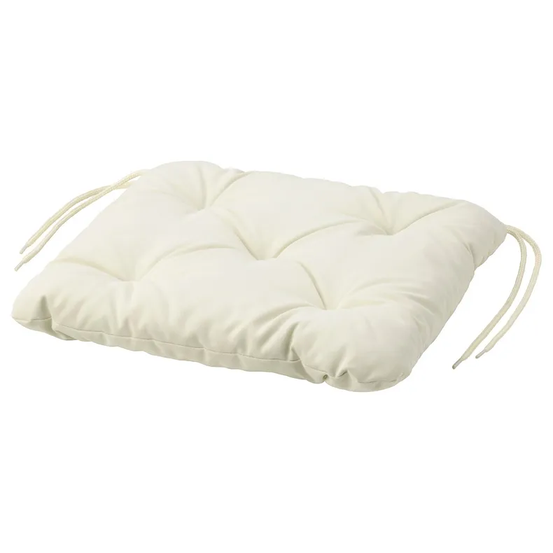 IKEA KUDDARNA КУДДАРНА, подушка на стілець, для вулиці, бежевий, 36x32 см 204.110.67 фото №1