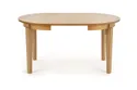 Обідній стіл розкладний HALMAR SORBUS 100-200x100 см, стільниця та ніжки - медовий дуб фото thumb №13