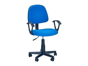 BRW Darian Bis, Вращающееся кресло синего цвета, синий/черный HALM/FOTEL-DARIAN_BIS-NIEBIESKI фото