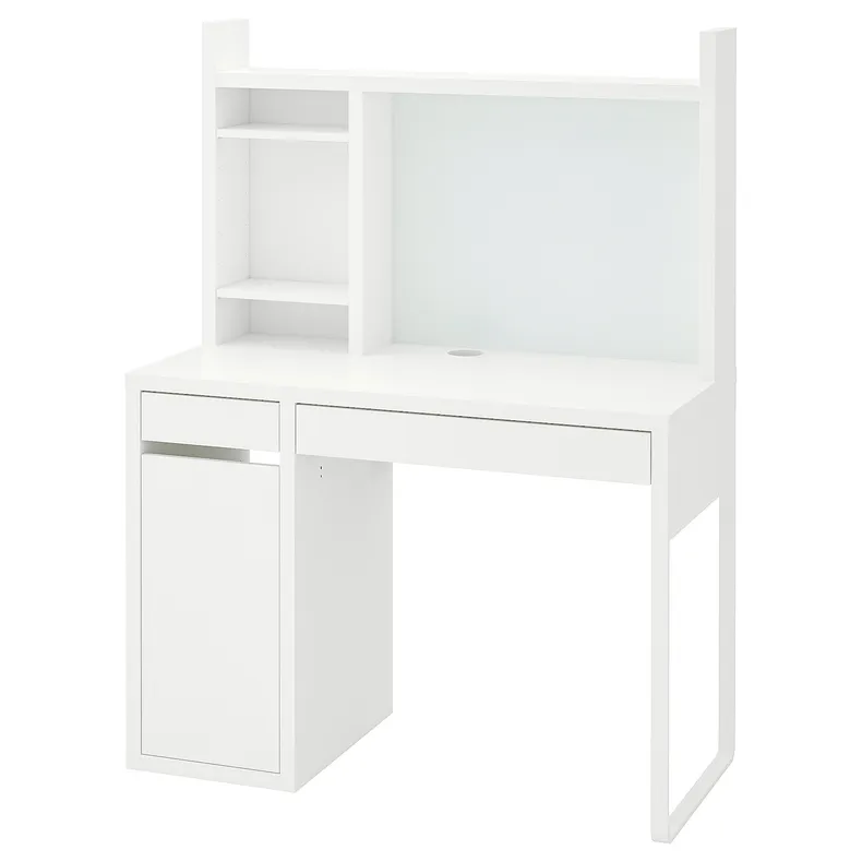 IKEA MICKE МІККЕ, письмовий стіл, білий, 105x50 см 099.030.14 фото №1