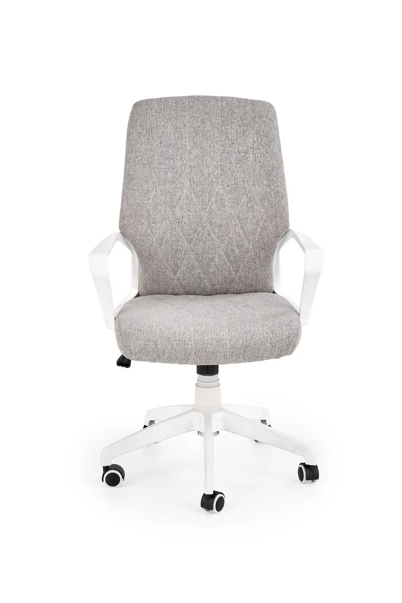 Кресло компьютерное офисное вращающееся HALMAR SPIN 2 серый/белый фото №6