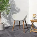 IKEA GRÖNSTA ГРЁНСТА, легкое кресло для дома / сада, белый 905.578.86 фото thumb №5