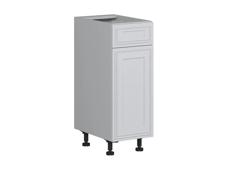 BRW Нижний кухонный шкаф Verdi 30 см левый с выдвижным ящиком светло-серый матовый, греноловый серый/светло-серый матовый FL_D1S_30/82_L/SMB-SZG/JSZM фото №2
