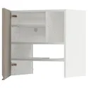 IKEA METOD МЕТОД, навесной шкаф д / вытяжки / полка / дверь, белый / матовый темно-бежевый, 60x60 см 195.053.35 фото thumb №1