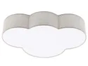 BRW Дитячий стельовий світильник Cloud 4-точковий тканинний бежевий 094966 фото thumb №1
