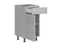 BRW Базовый шкаф Top Line для кухни 40 см левый с выдвижным ящиком серый глянец, серый гранола/серый глянец TV_D1S_40/82_L/SMB-SZG/SP фото thumb №3