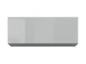 Кухонный шкаф BRW Top Line 60 см с наклонной столешницей серый глянец, серый гранола/серый глянец TV_NO_60/23_O-SZG/SP фото thumb №1
