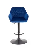 Барний стілець HALMAR H103 темно-синій фото thumb №11