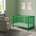 IKEA GULLIVER ГУЛЛІВЕР, ліжко для немовлят, зелений, 60x120 см 205.895.03 фото thumb №9