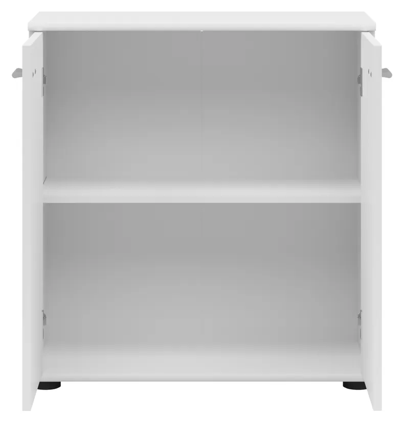 BRW Двухдверный шкаф Ноэда 71 см белый, белый SFK2D-BI фото №4