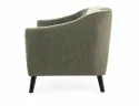 Кресло мягкое SIGNAL MOLLY 1 Brego, ткань: оливковый / венге фото thumb №4