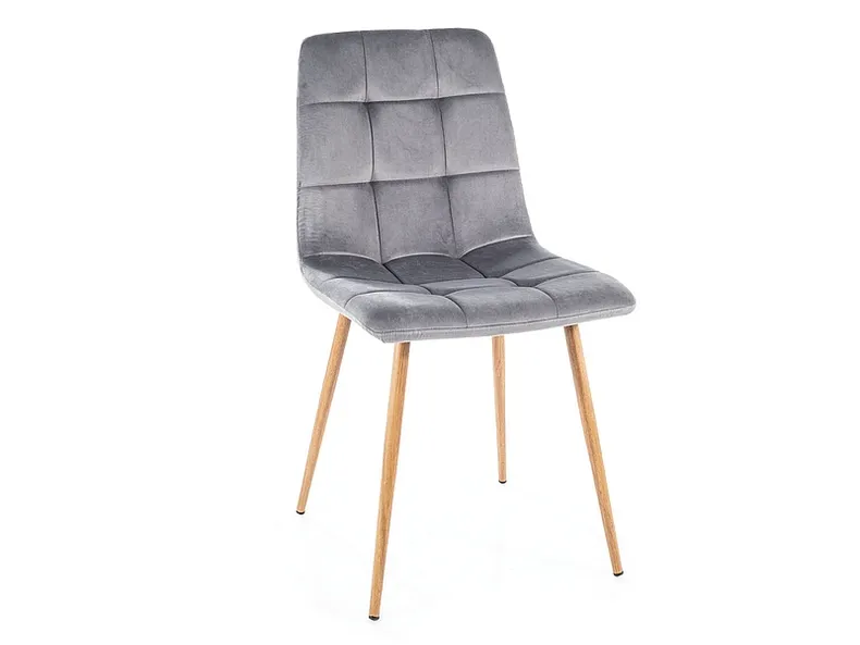 Кухонний стілець SIGNAL MILA Velvet, Bluvel 48 - коричневий фото №14