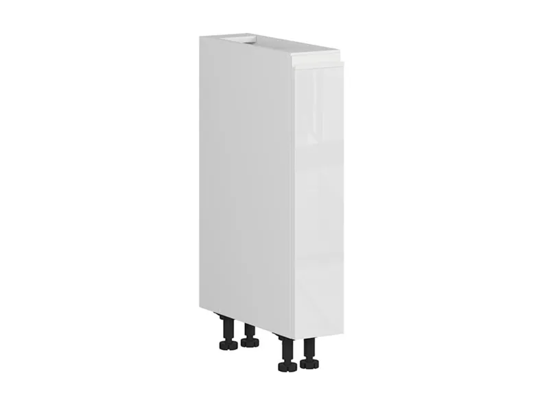 BRW Кухонный шкаф Sole высотой 15 см с корзиной для груза белый глянец, альпийский белый/глянцевый белый FH_DC_15/82_C-BAL/BIP фото №2