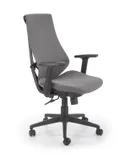 Крісло комп'ютерне офісне обертове HALMAR RUBIO сірий/чорний фото thumb №1