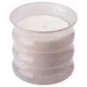 IKEA LUGNARE ЛУГНАРЕ, ароматизована свічка у склянці, жасмин / рожевий, 50 Години 605.021.50 фото thumb №1