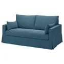 IKEA HYLTARP ХЮЛЬТАРП, 2-місний диван-ліжко, Талміра блакитна 195.148.77 фото thumb №2