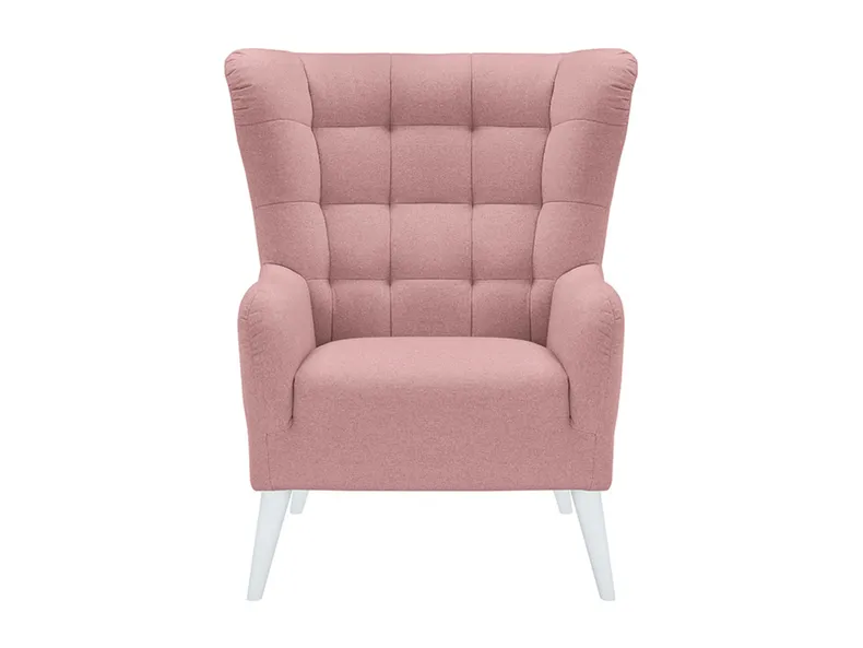 BRW Casey, крісло, Soro 61 Pink/TX057 White FO-CASEY-ES-G2_A5A20C фото №1