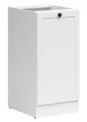 BRW Junona Line базовый шкаф для кухни 40 см левый белый, белый D1D/40/82_L_BBL-BI/BI фото thumb №2
