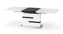Кухонний стіл HALMAR MONACO 160-220x90 см, білий / попелястий фото thumb №3
