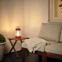 IKEA SOLVINDEN СОЛВИДЕН, настольн светодиодн лампа / солн бат, дом / красный, 25 см 805.145.95 фото thumb №4
