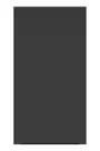BRW Верхний кухонный шкаф Sole L6 50 см правый черный матовый, черный/черный матовый FM_G_50/95_P-CA/CAM фото