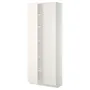 IKEA METOD МЕТОД, высокий шкаф с полками, белый / белый, 80x37x200 см 194.667.01 фото