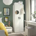 IKEA SMÅSTAD СМОСТАД / PLATSA ПЛАТСА, гардероб, белый / белый, 60x57x181 см 195.499.90 фото thumb №2