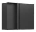 BRW Sole L6 левый угловой кухонный шкаф черный матовый встраивается в угол 90x72 см, черный/черный матовый FM_GNW_90/72/40_L/B-CA/CAM фото thumb №2