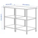 IKEA ENHET ЭНХЕТ, стол разделочный, белый, 123x63.5x91 см 693.315.16 фото thumb №3