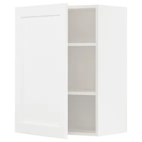 IKEA METOD МЕТОД, шафа навісна із полицями, білий Енкопінг / білий імітація дерева, 60x80 см 594.734.60 фото