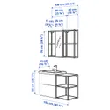 IKEA ENHET ЕНХЕТ, ванна, білий/блідо-сіро-зелений, 102x43x65 см 995.477.46 фото thumb №3