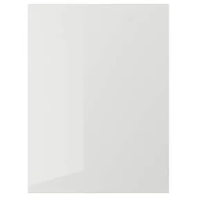 IKEA RINGHULT РІНГХУЛЬТ, дверцята, глянцевий світло-сірий, 60x80 см 203.271.44 фото
