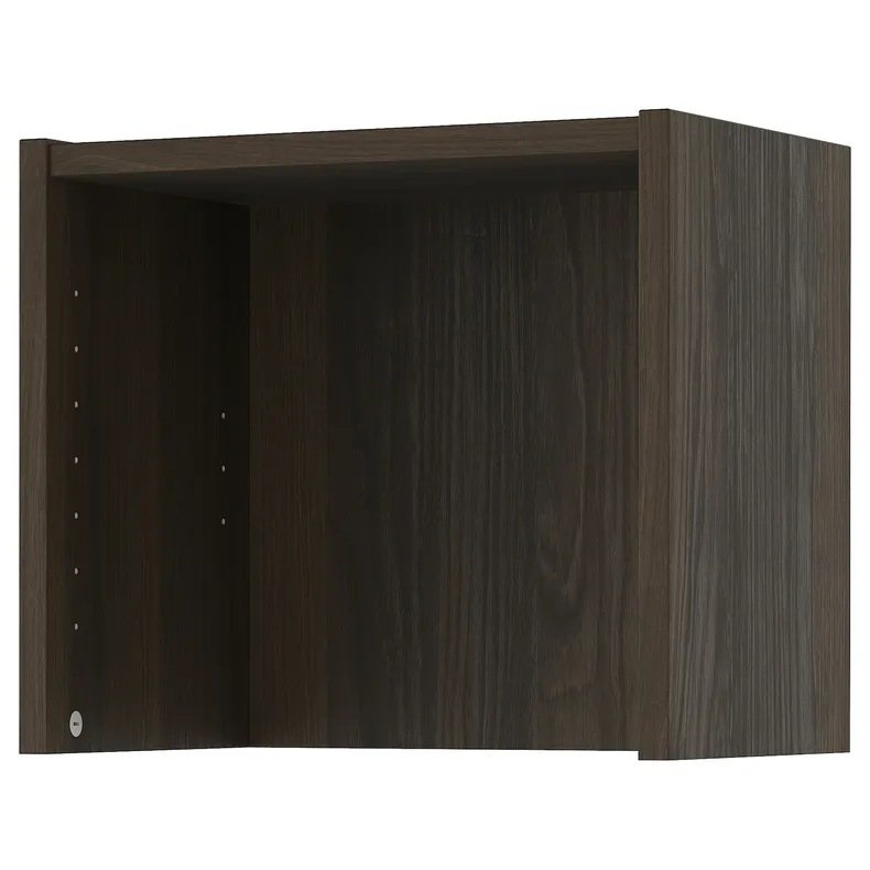 IKEA BILLY БИЛЛИ, верхняя полка, темно-коричневая имитация дуб, 40x28x35 см 304.928.26 фото №1