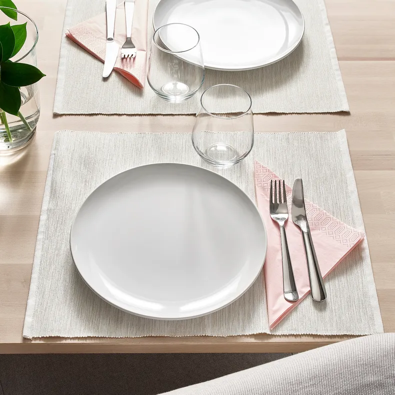 IKEA GODMIDDAG ГОДМИДДАГ, тарелка, белый, 26 см 005.850.11 фото №3