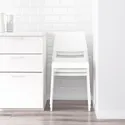 IKEA VANGSTA ВАНГСТА / TEODORES ТЕОДОРЕС, стол и 2 стула, белый / белый, 80 / 120 см 192.212.09 фото thumb №3
