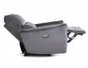 Раскладное кресло бархатное SIGNAL ZEPHYR Velvet, Bluvel 14 - серый фото thumb №2