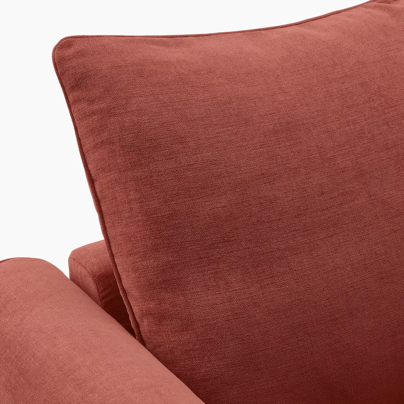 IKEA GRÖNLID ГРЕНЛІД, 4-місний диван із кушетками, ЛЬЙУНГЕН світло-червоний 094.089.81 фото №6