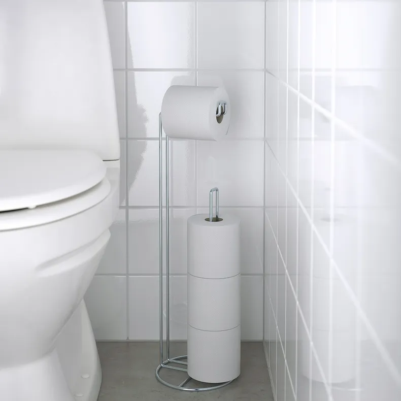 IKEA KROKFJORDEN КРОКФІЙОРДЕН, тримач туалетного паперу, оцинкований 604.540.26 фото №2