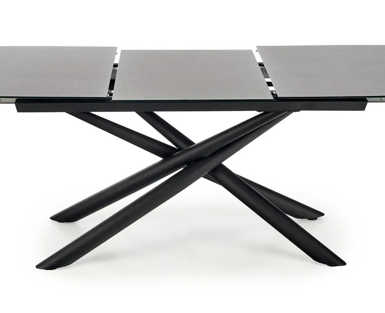 Кухонний стіл розкладний HALMAR CAPELLO 180-240x95 см чорний, сірий фото №7