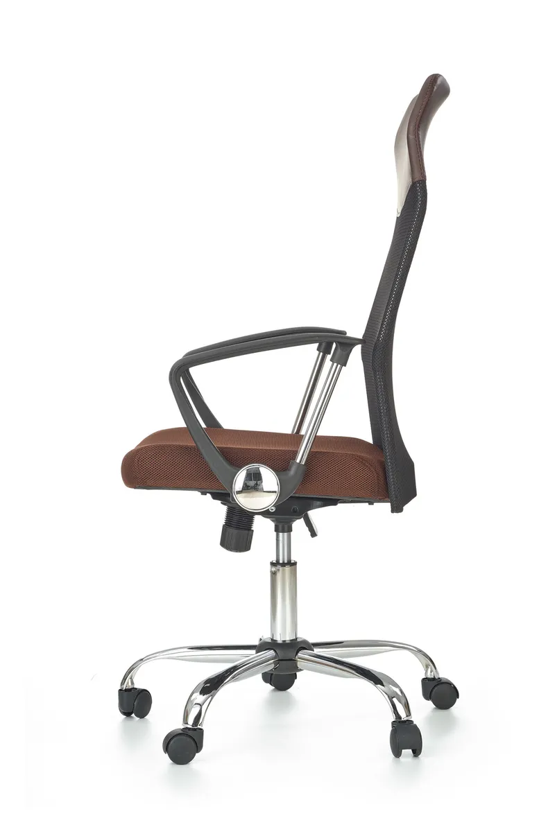 Крісло комп'ютерне офісне обертове HALMAR VIRE коричневий фото №3