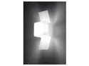 BRW Скляний настінний світильник Lima білий 067615 фото thumb №3