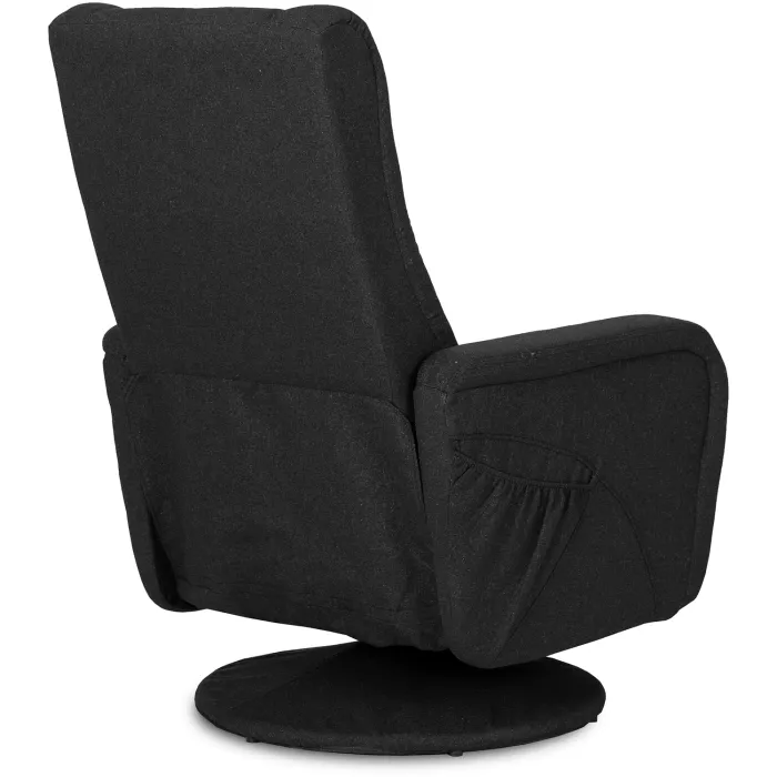 Поворотне масажне крісло MEBEL ELITE SPIKE 2, тканина: чорний фото №12