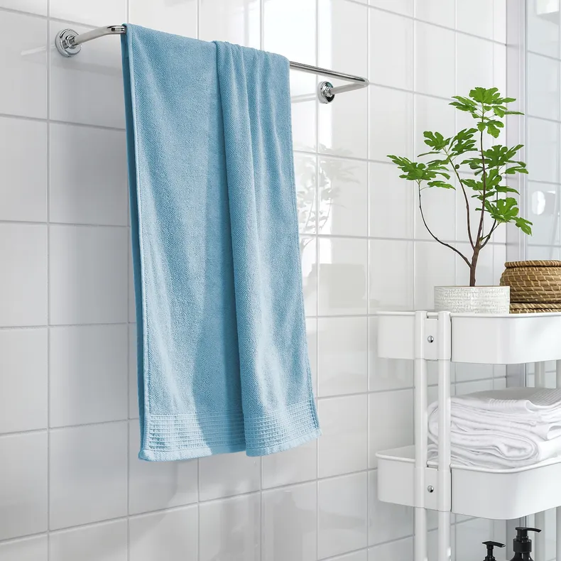 IKEA VINARN ВІНАРН, банний рушник, синій, 70x140 см 805.498.73 фото №2