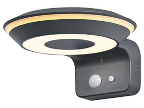 BRW Вуличний світлодіодний настінний світильник Endura Style 17,7 см з датчиком день/ніч чорний 093689 фото