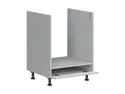 Кухонный шкаф BRW Top Line 60 см серый глянец для встраиваемых духовых шкафов, серый гранола/серый глянец TV_DP_60/82_K-SZG/SP фото thumb №3